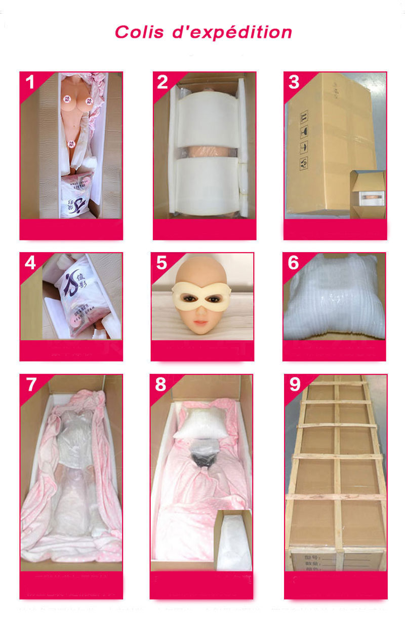 poupee en silicone package